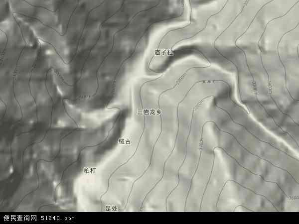三岩龙乡地形图 - 三岩龙乡地形图高清版 - 2024年三岩龙乡地形图