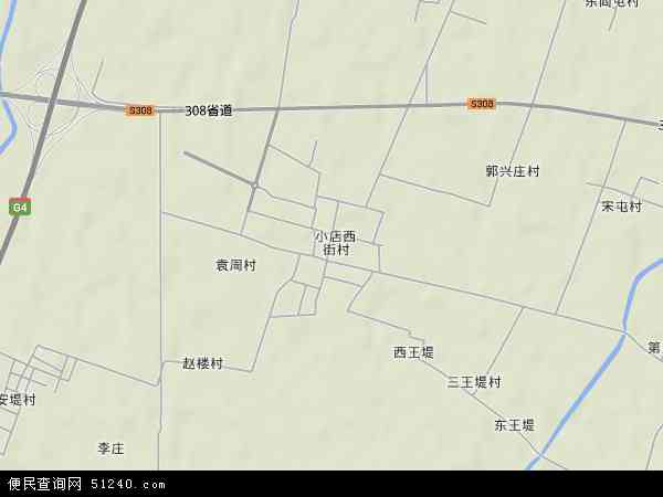 中国河南省新乡市红旗区小店镇地图(卫星地图)