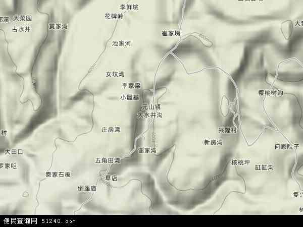 中国 四川省 巴中市 平昌县 元山镇 本站收录有:2021元山镇卫星地图