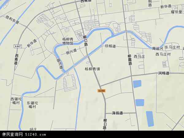 杨柳青镇地形图 - 杨柳青镇地形图高清版 - 2024年杨柳青镇地形图