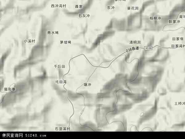 大桥江乡地形图 - 大桥江乡地形图高清版 - 2024年大桥江乡地形图