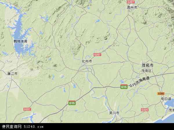 鉴江开发区地形图 - 鉴江开发区地形图高清版 - 2024年鉴江开发区地形图