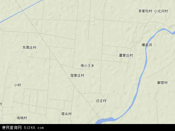南小王乡地形图 - 南小王乡地形图高清版 - 2024年南小王乡地形图
