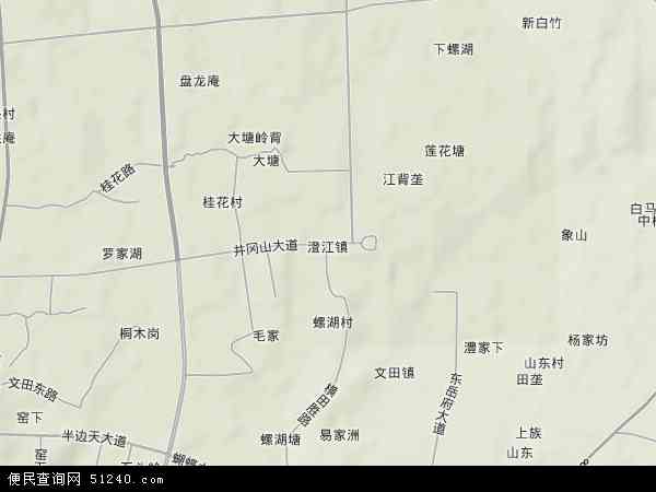 澄江镇地形图 - 澄江镇地形图高清版 - 2024年澄江镇地形图