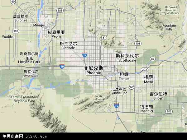 凤凰城地形图 - 凤凰城地形图高清版 - 2024年凤凰城地形图