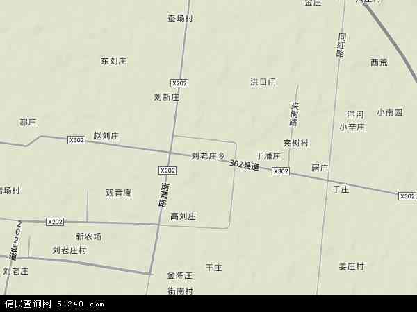刘老庄乡地形图 - 刘老庄乡地形图高清版 - 2024年刘老庄乡地形图