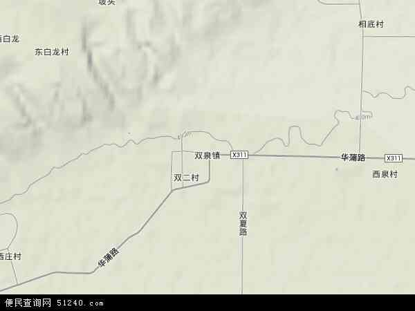 双泉镇地形图 - 双泉镇地形图高清版 - 2024年双泉镇地形图