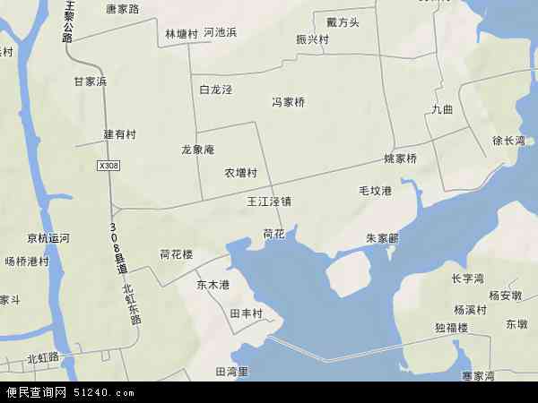 王江泾镇地形图 - 王江泾镇地形图高清版 - 2024年王江泾镇地形图