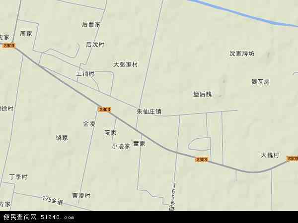 朱仙庄镇地形图 - 朱仙庄镇地形图高清版 - 2024年朱仙庄镇地形图