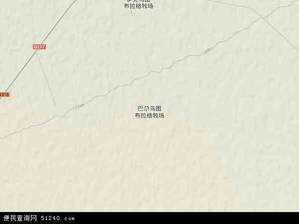 巴尕乌图布拉格牧场地形图 - 巴尕乌图布拉格牧场地形图高清版 - 2024年巴尕乌图布拉格牧场地形图