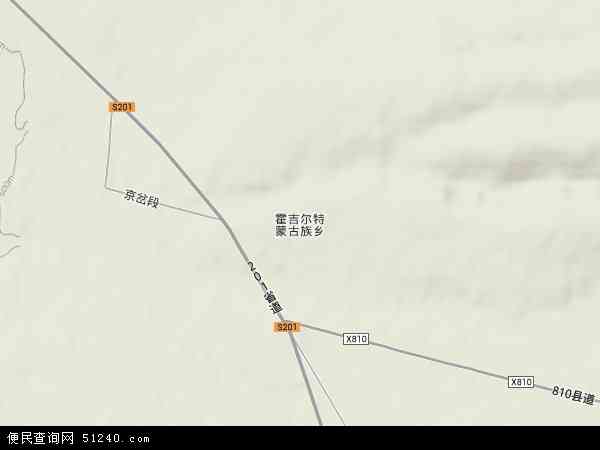 霍吉尔特蒙古民族乡地形图 - 霍吉尔特蒙古民族乡地形图高清版 - 2024年霍吉尔特蒙古民族乡地形图