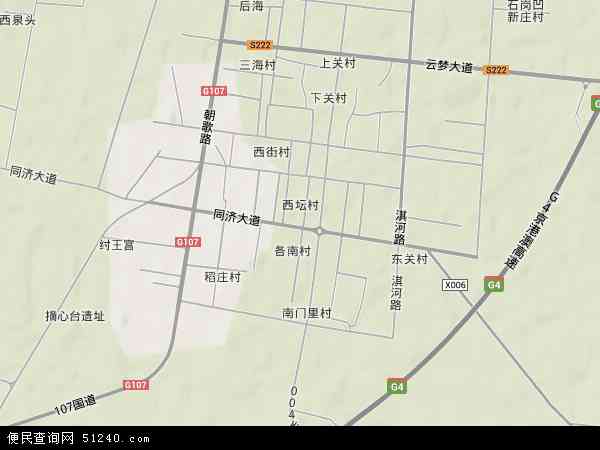 朝歌地形图 - 朝歌地形图高清版 - 2021年朝歌地形图