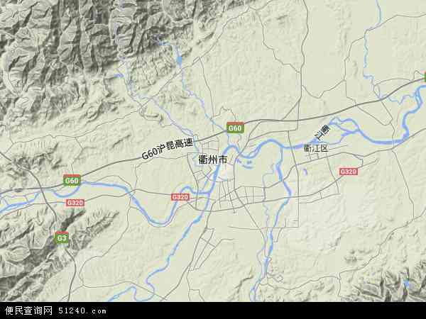 衢州市地形图 - 衢州市地形图高清版 - 2024年衢州市地形图