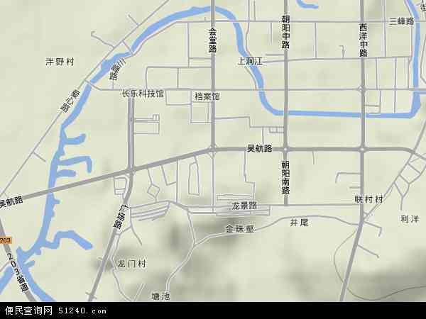 吴航地形图 - 吴航地形图高清版 - 2024年吴航地形图