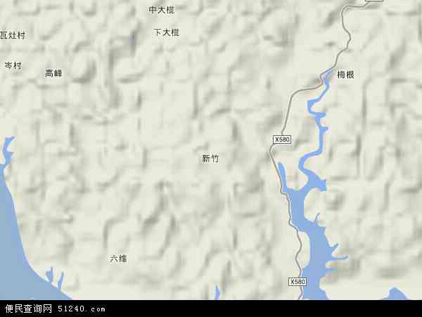 新竹地形图 - 新竹地形图高清版 - 2024年新竹地形图