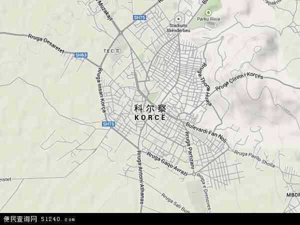 科尔察地形图 - 科尔察地形图高清版 - 2024年科尔察地形图