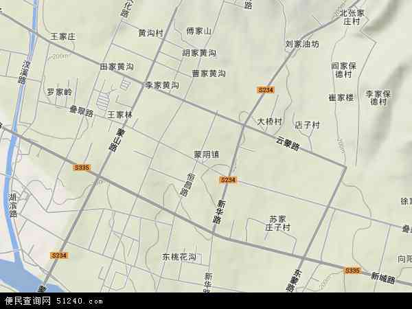 蒙阴地图 - 蒙阴卫星地图 - 蒙阴高清航拍地图 - 便民