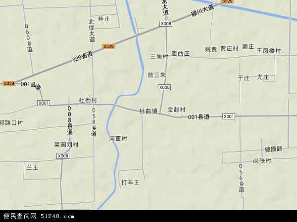 中国 河南省 漯河市 临颍县 杜曲镇本站收录有:2021杜曲镇卫星地图