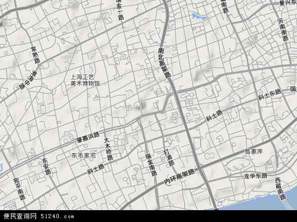 打浦桥地形图 - 打浦桥地形图高清版 - 2024年打浦桥地形图