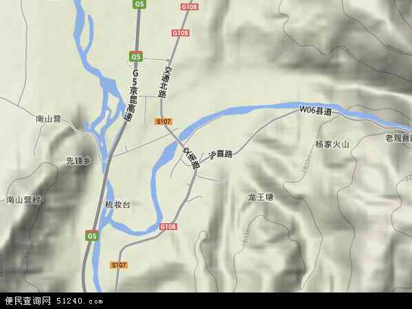 泸沽镇地形图 - 泸沽镇地形图高清版 - 2024年泸沽镇地形图