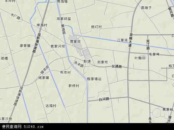 中国 四川省 成都市 双流县 彭镇 本站收录有:2021彭镇卫星地图高清版
