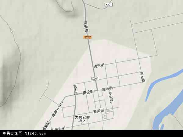 黑龙江省 大兴安岭地区 塔河县 塔河镇本站收录有:2021塔河镇卫星地图