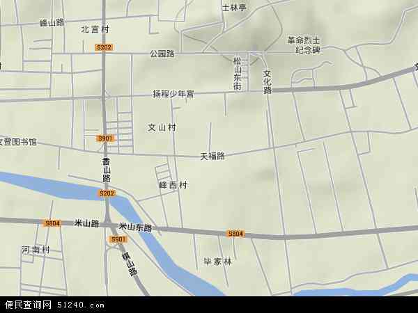 天福路地形图 - 天福路地形图高清版 - 2024年天福路地形图