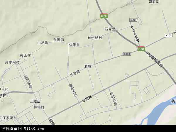 渭城地形图 - 渭城地形图高清版 - 2024年渭城地形图