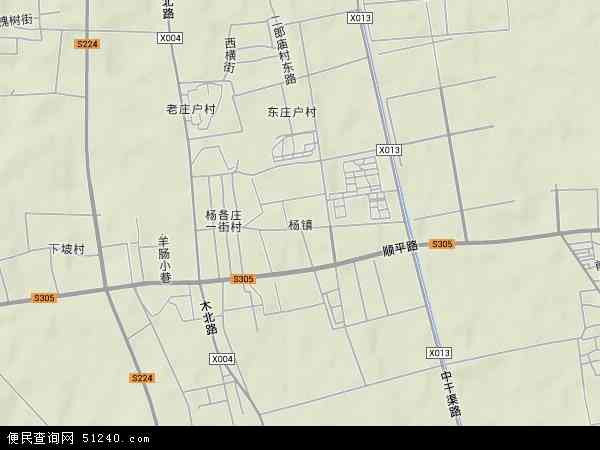 杨镇地形图 - 杨镇地形图高清版 - 2024年杨镇地形图