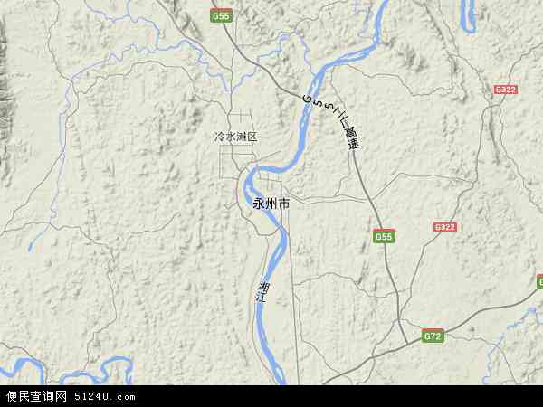 永州市地形图 - 永州市地形图高清版 - 2024年永州市地形图