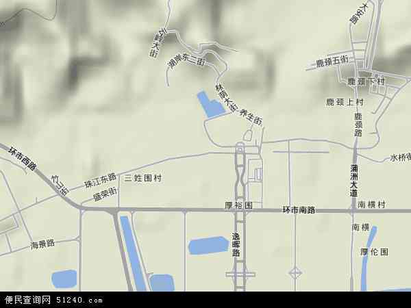 珠江地形图 - 珠江地形图高清版 - 2024年珠江地形图