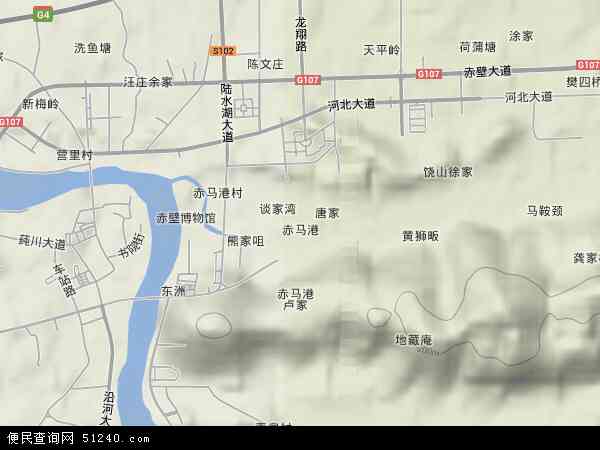 赤马港地形图 - 赤马港地形图高清版 - 2024年赤马港地形图