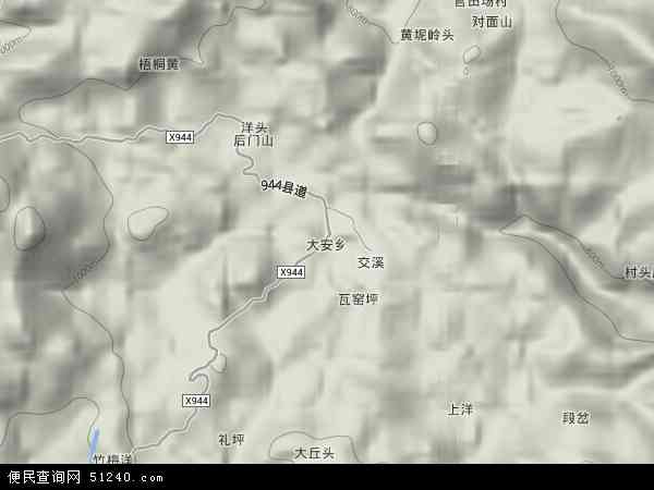 中国 福建省 宁德市 寿宁县 大安乡 本站收录有:2021大安乡卫星地图