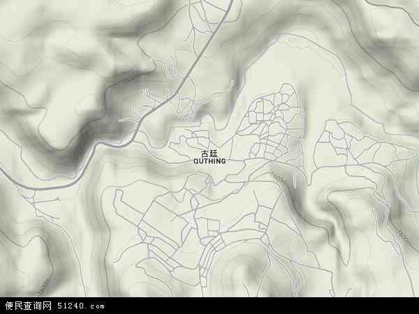 古廷地形图 - 古廷地形图高清版 - 2024年古廷地形图