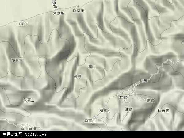 骊山地形图 - 骊山地形图高清版 - 2024年骊山地形图