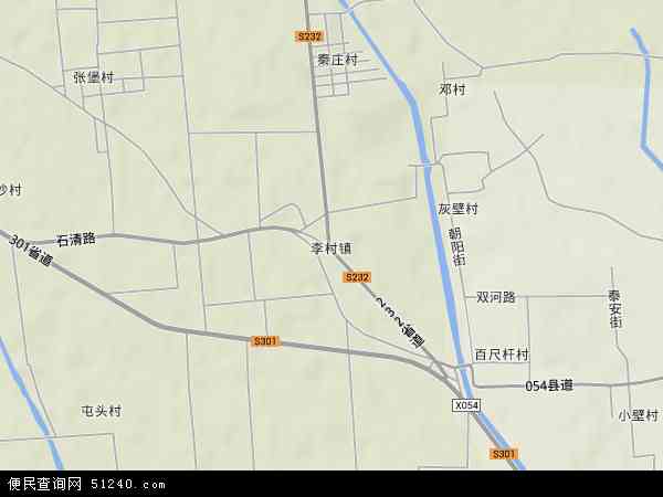 李村镇地形图 - 李村镇地形图高清版 - 2024年李村镇地形图