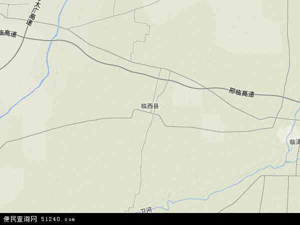 临西县地形图 - 临西县地形图高清版 - 2024年临西县地形图