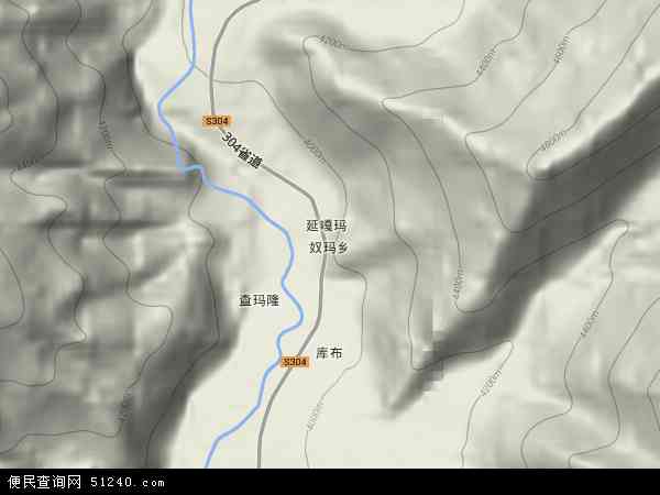 奴玛乡地形图 - 奴玛乡地形图高清版 - 2024年奴玛乡地形图