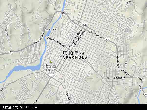 塔帕丘拉地形图 - 塔帕丘拉地形图高清版 - 2024年塔帕丘拉地形图