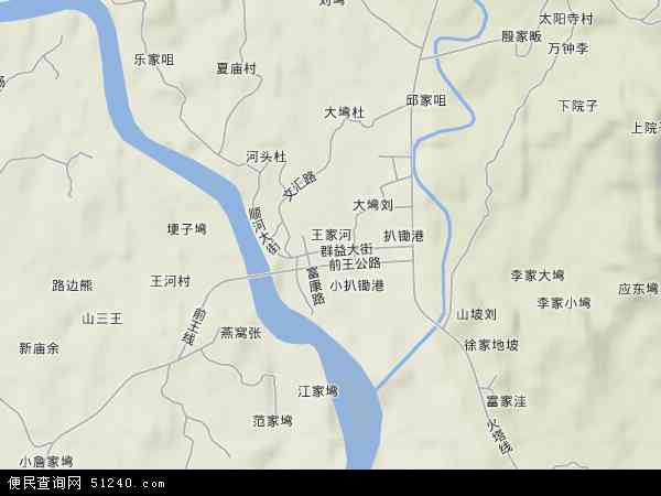 王家河地形图 - 王家河地形图高清版 - 2024年王家河地形图