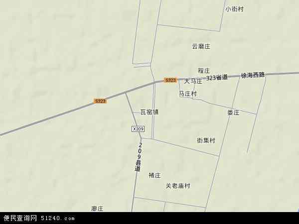 瓦窑镇地形图 - 瓦窑镇地形图高清版 - 2024年瓦窑镇地形图