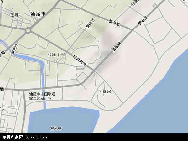 香洲地形图 - 香洲地形图高清版 - 2024年香洲地形图