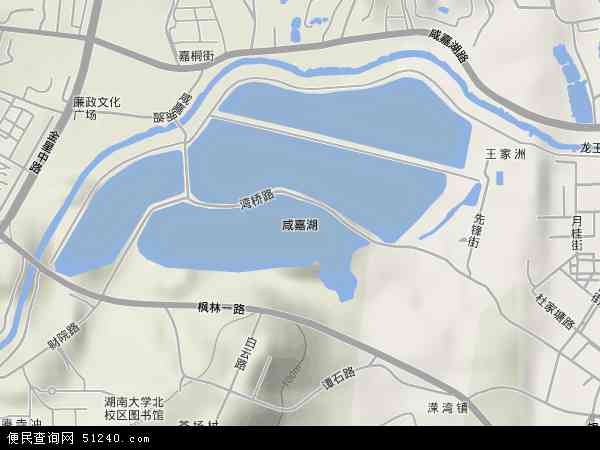 咸嘉湖地形图 - 咸嘉湖地形图高清版 - 2024年咸嘉湖地形图