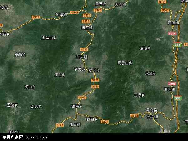 安远县卫星地图 - 安远县高清卫星地图 - 安远县高清航拍地图 - 2024年安远县高清卫星地图