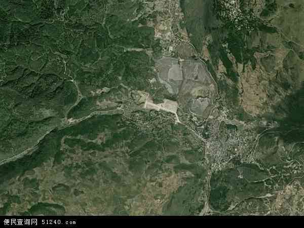中国云南省红河哈尼族彝族自治州个旧市卡房镇地图(卫星地图)