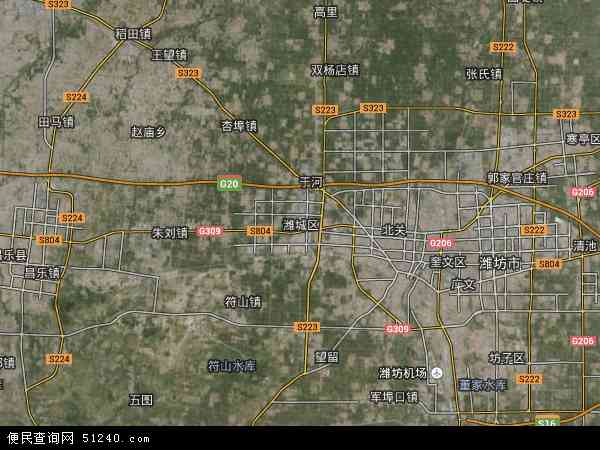 潍城区卫星地图 - 潍城区高清卫星地图 - 潍城区高清航拍地图 - 2024年潍城区高清卫星地图