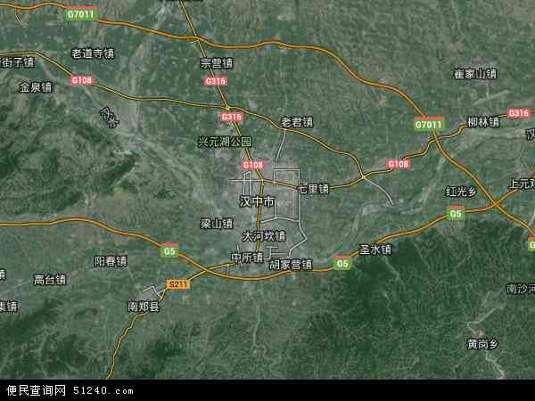 陕西省汉中市汉台区徐望镇地图(地图)