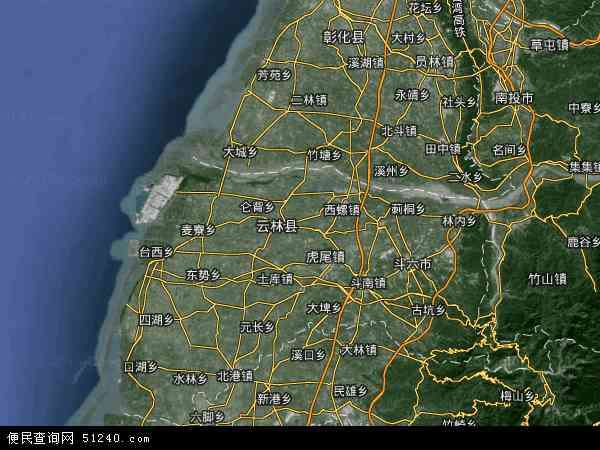 云林县卫星地图 - 云林县高清卫星地图 - 云林县高清航拍地图 - 2024年云林县高清卫星地图