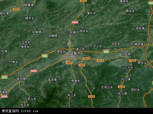 袁州区卫星地图 - 袁州区高清卫星地图 - 袁州区高清航拍地图 - 2024年袁州区高清卫星地图