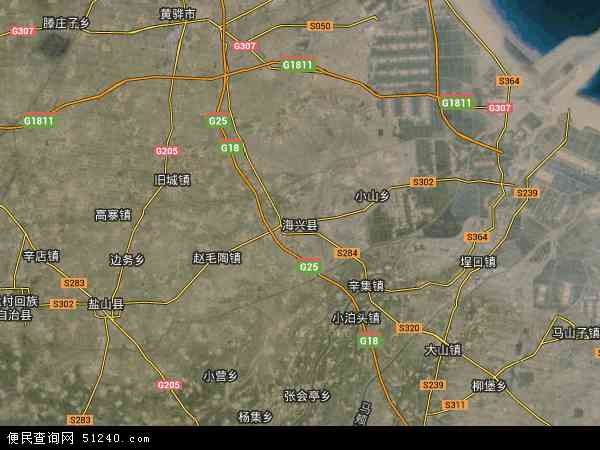 海兴县卫星地图 - 海兴县高清卫星地图 - 海兴县高清航拍地图 - 2024年海兴县高清卫星地图